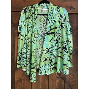Lilly Pulitzer women’s small Long Sleeve Open Front Cardigan